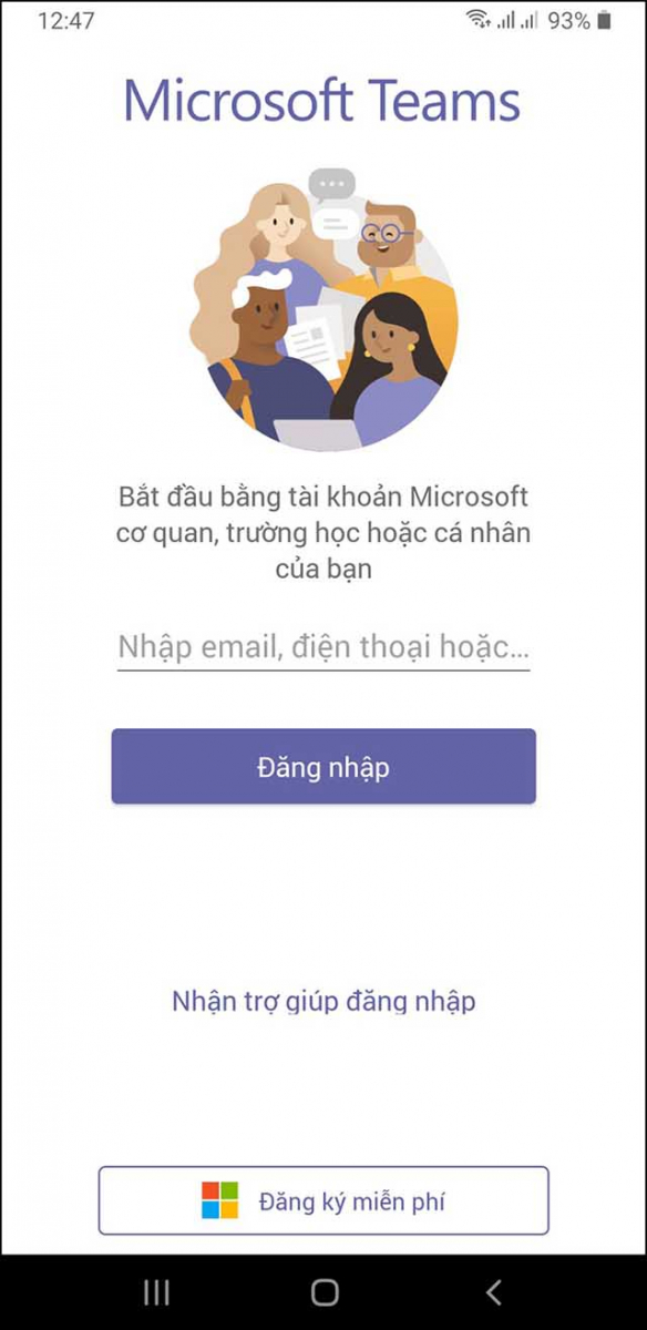 Cách họp trực tuyến bằng Microsoft Teams trên điện thoại 2